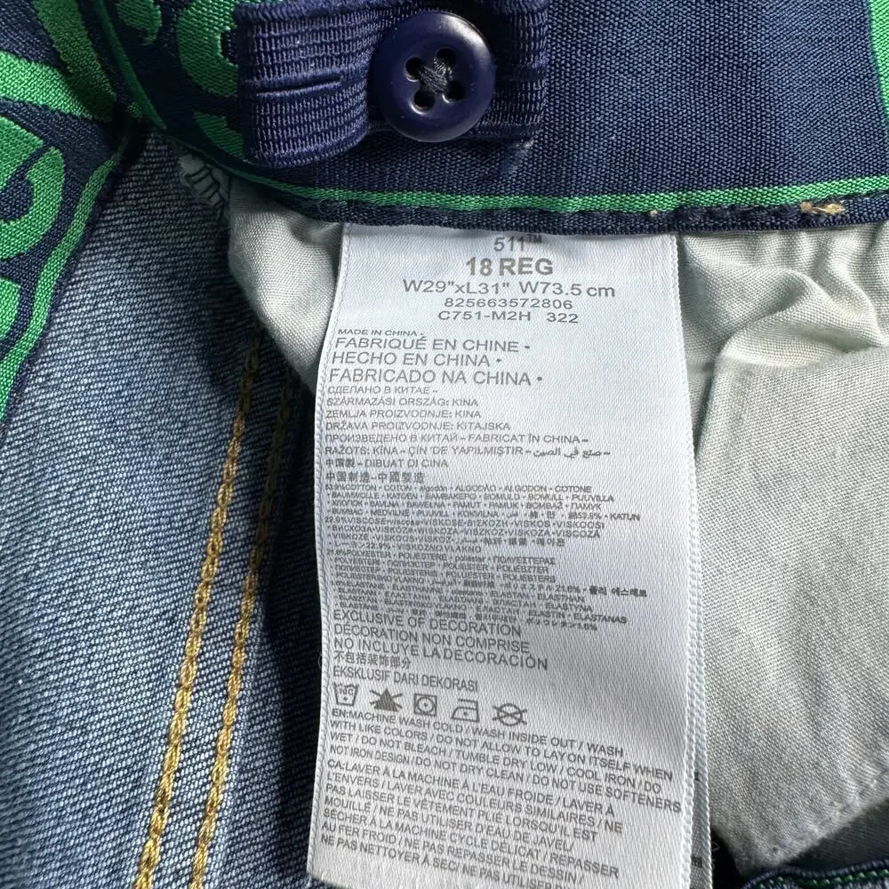 Levi's Youth Boys sz 18 Reg 29